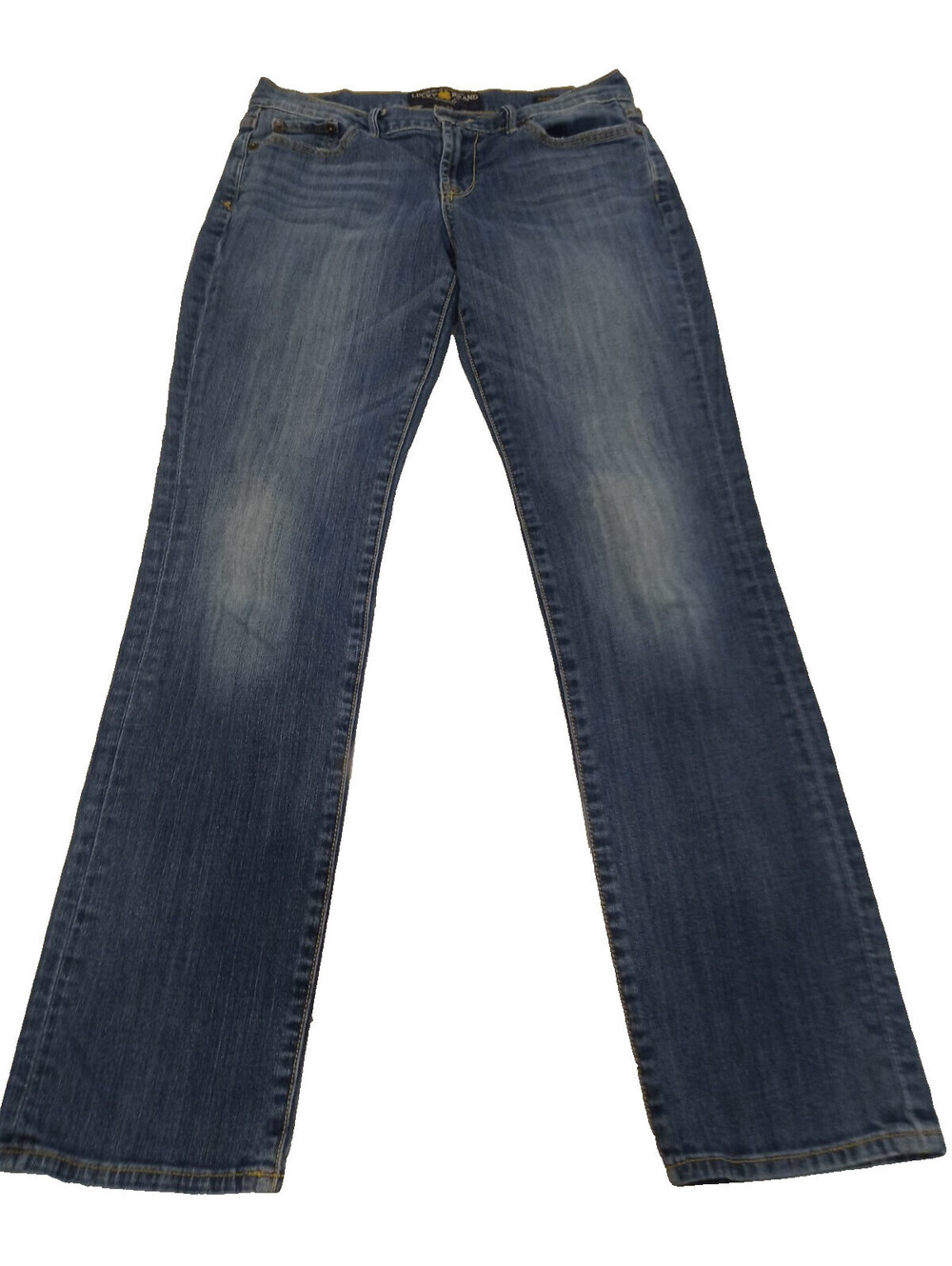 Lucky Brand Sweet N Straight Jeans Womens Size 4 27 Blue Denim Stretch Pants GUC